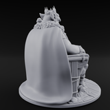 Tyrannical Goblin King Miniature for Dungeons and Dragons, Pathfinder or other TTRPGs