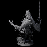 Uncontrolable Werewolf A Miniature for Dungeons and Dragons, Pathfinder or other TTRPGs
