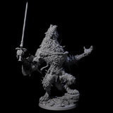 Uncontrolable Werewolf A Miniature for Dungeons and Dragons, Pathfinder or other TTRPGs