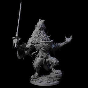 Uncontrolable Werewolf A Miniature for Dungeons and Dragons, Pathfinder or other TTRPGs