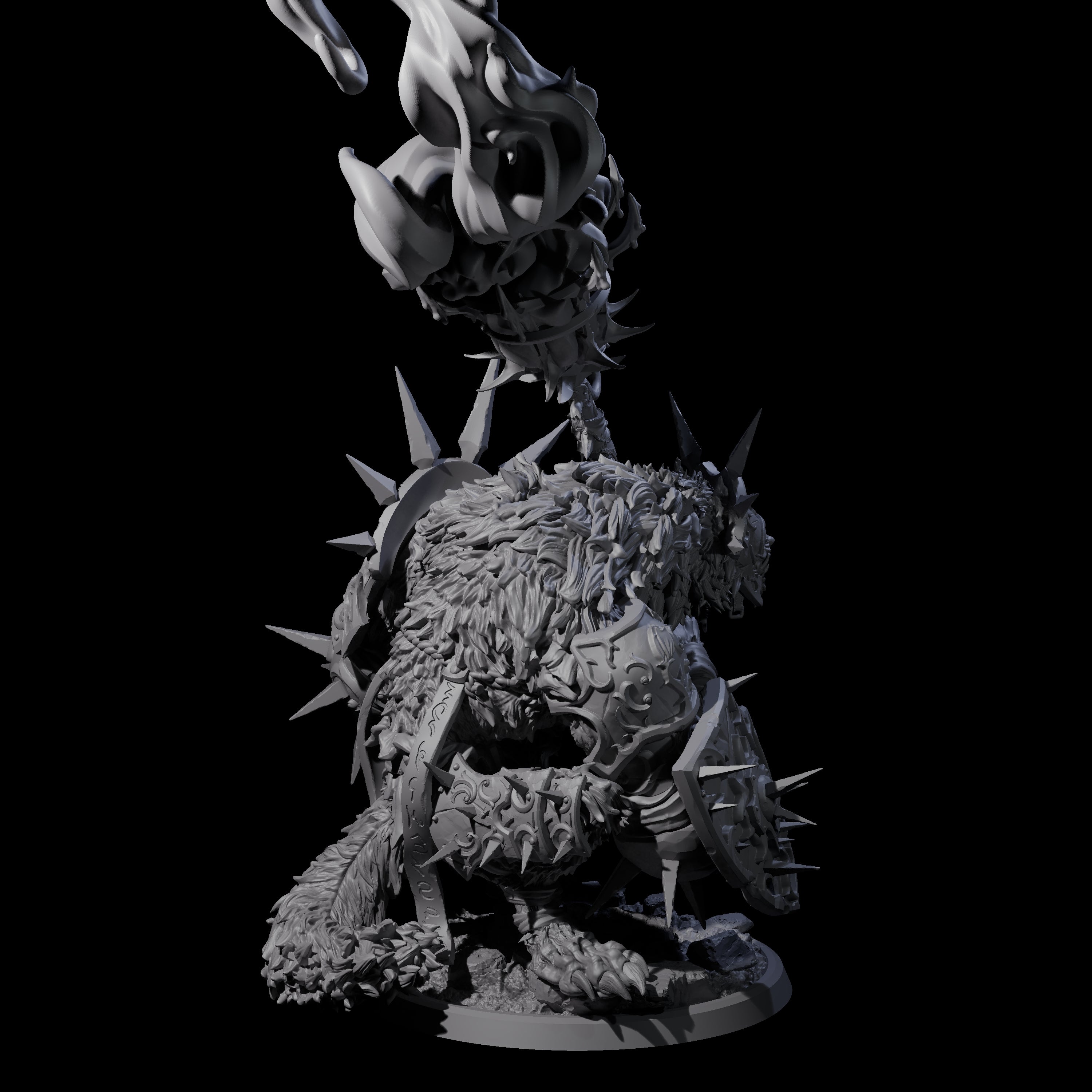 Uncontrolable Werewolf B Miniature for Dungeons and Dragons, Pathfinder or other TTRPGs