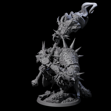 Uncontrolable Werewolf B Miniature for Dungeons and Dragons, Pathfinder or other TTRPGs