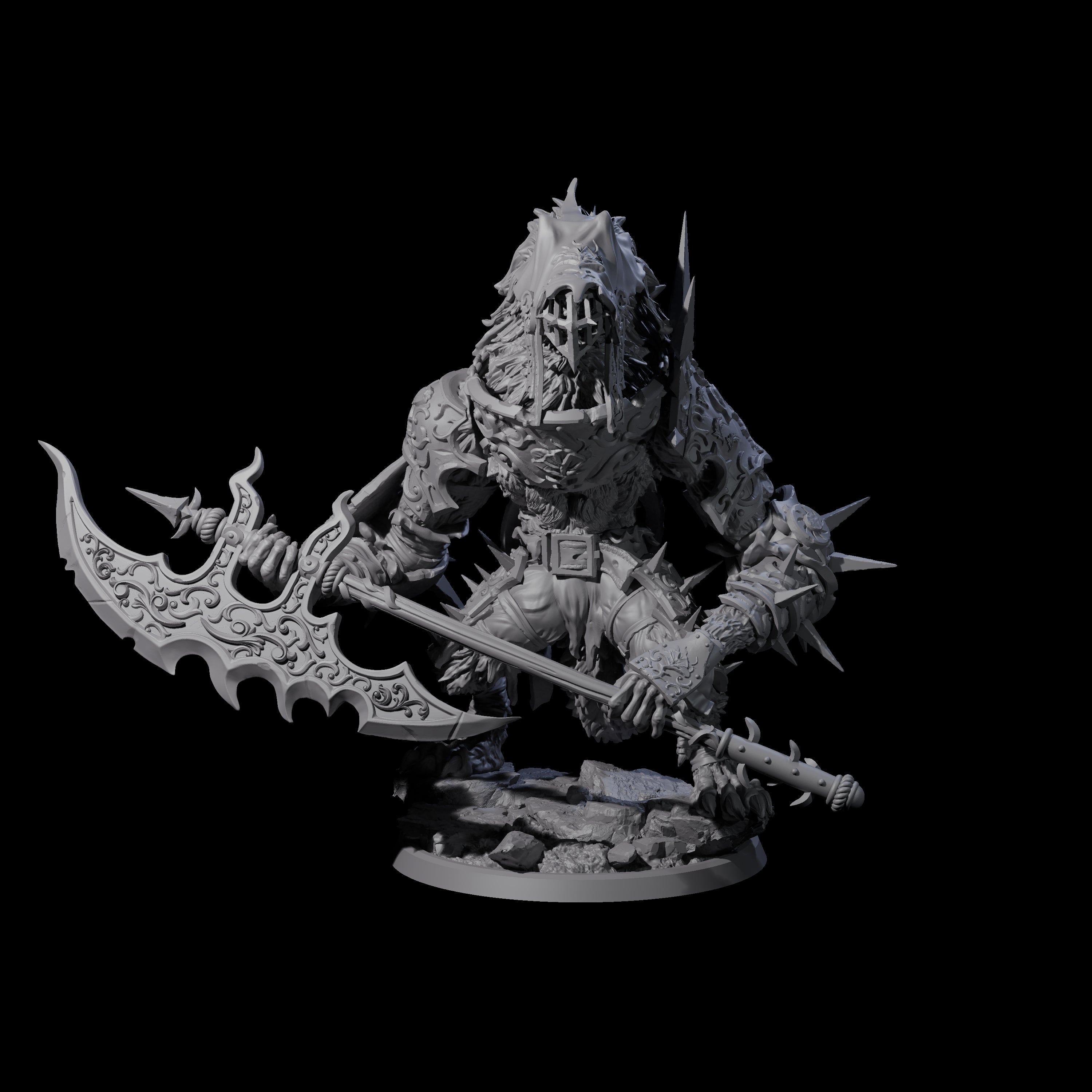 Uncontrolable Werewolf D Miniature for Dungeons and Dragons, Pathfinder or other TTRPGs
