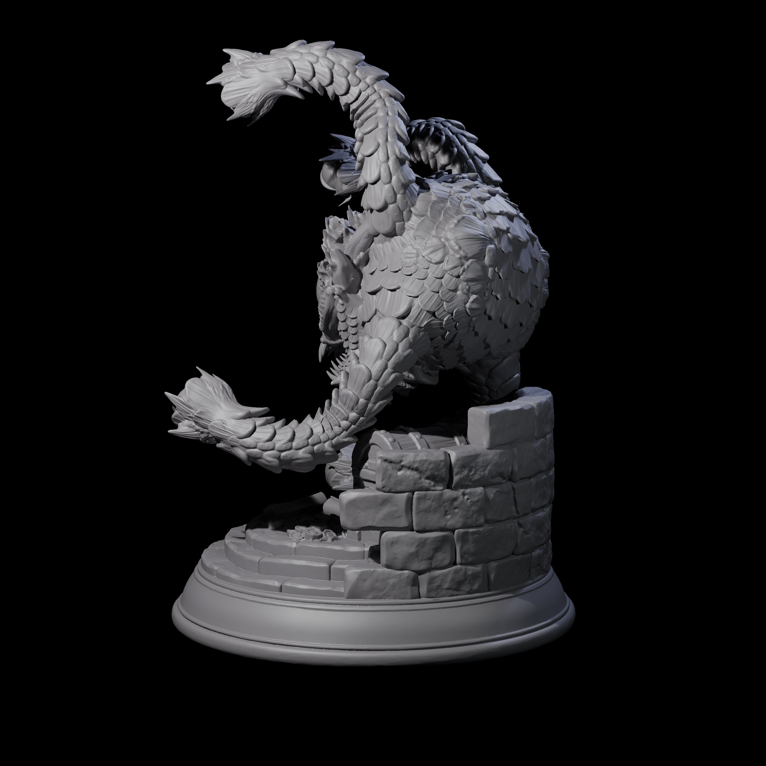 Uncontrollable Spectator Miniature for Dungeons and Dragons, Pathfinder or other TTRPGs