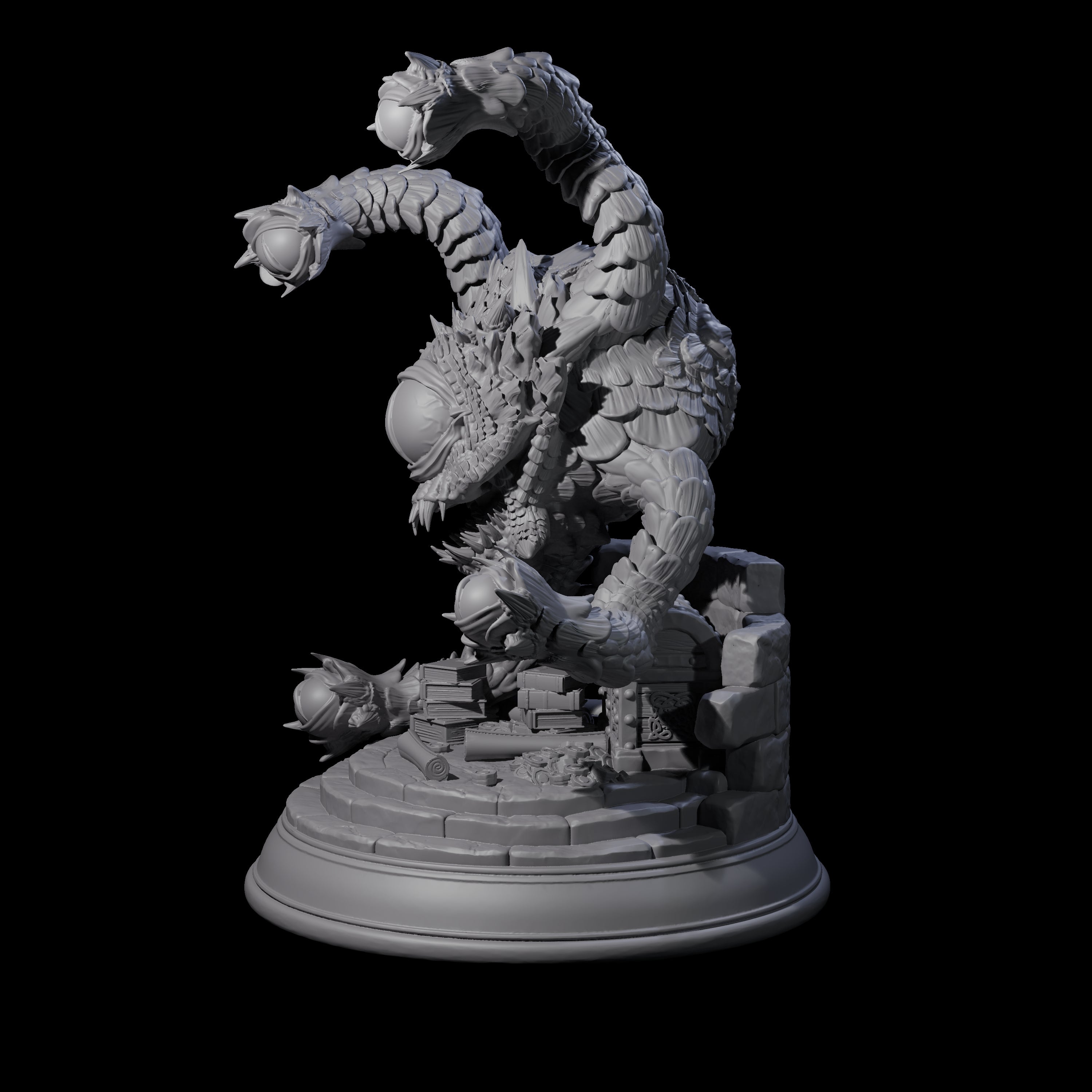 Uncontrollable Spectator Miniature for Dungeons and Dragons, Pathfinder or other TTRPGs