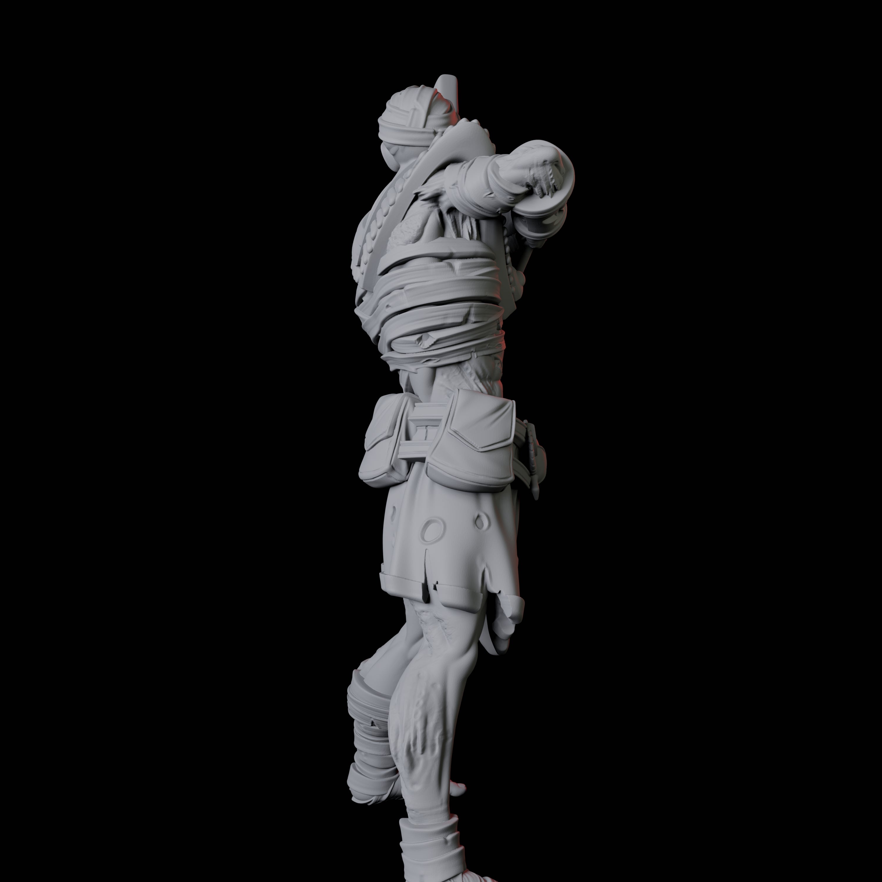 Undead Ancient Egyptian Guard Mummy A Miniature for Dungeons and Dragons, Pathfinder or other TTRPGs