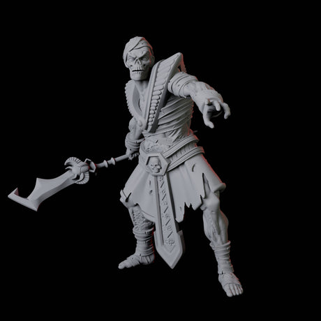 Undead Ancient Egyptian Guard Mummy B Miniature for Dungeons and Dragons, Pathfinder or other TTRPGs