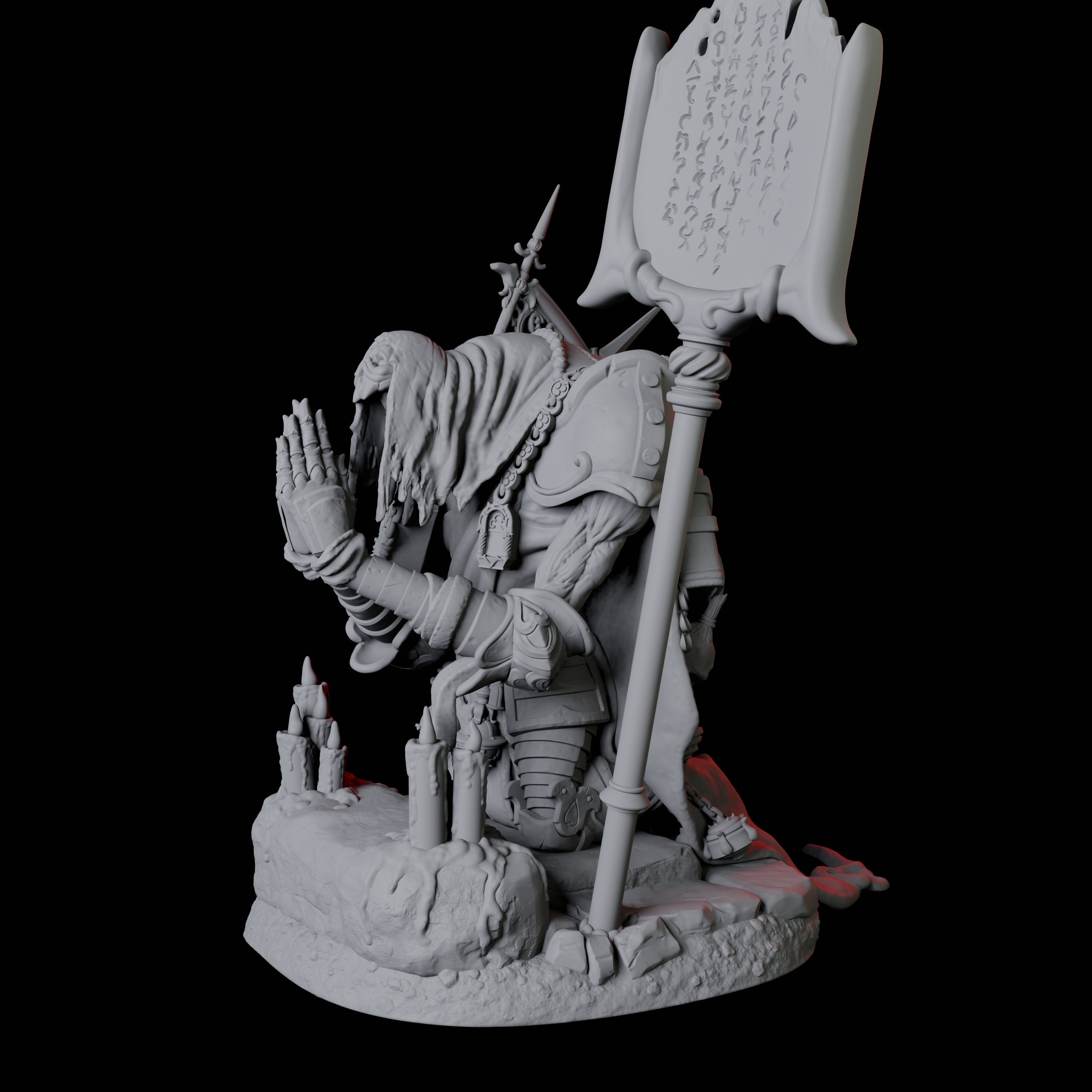 Undead Cultist A Miniature for Dungeons and Dragons, Pathfinder or other TTRPGs