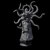 Undead Mind Flayer Miniature for Dungeons and Dragons, Pathfinder or other TTRPGs