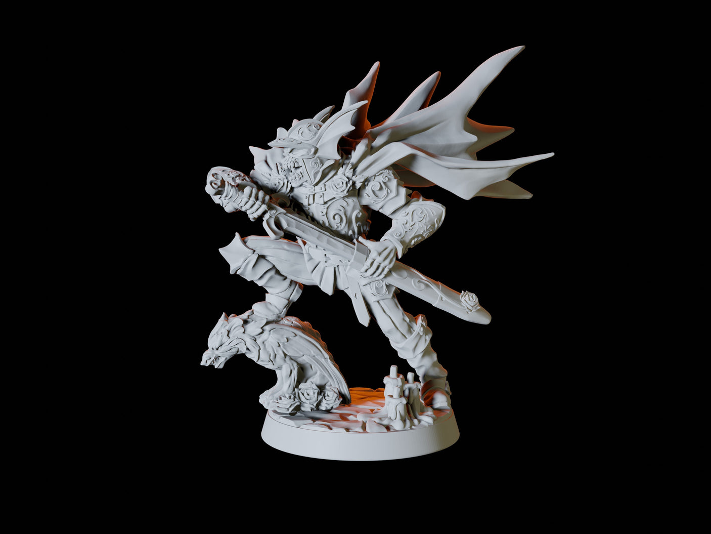 Undead Skeleton Warrior Miniature for Dungeons and Dragons, Pathfinder or other TTRPGs