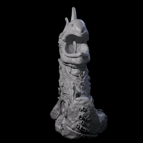 Underwater Ruined Statue B Miniature for Dungeons and Dragons, Pathfinder or other TTRPGs