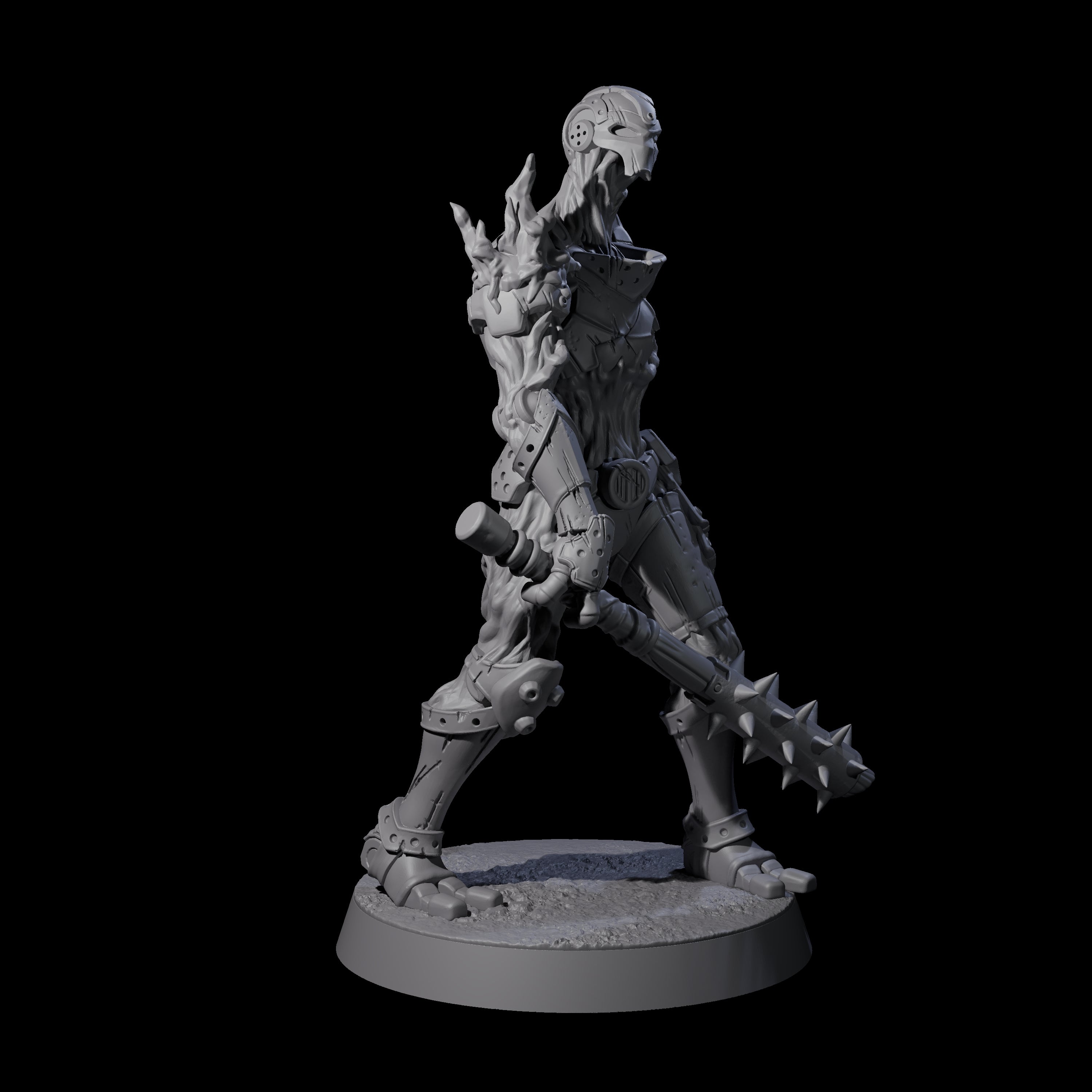 Unearthed Warforged Outcast A Miniature for Dungeons and Dragons, Pathfinder or other TTRPGs