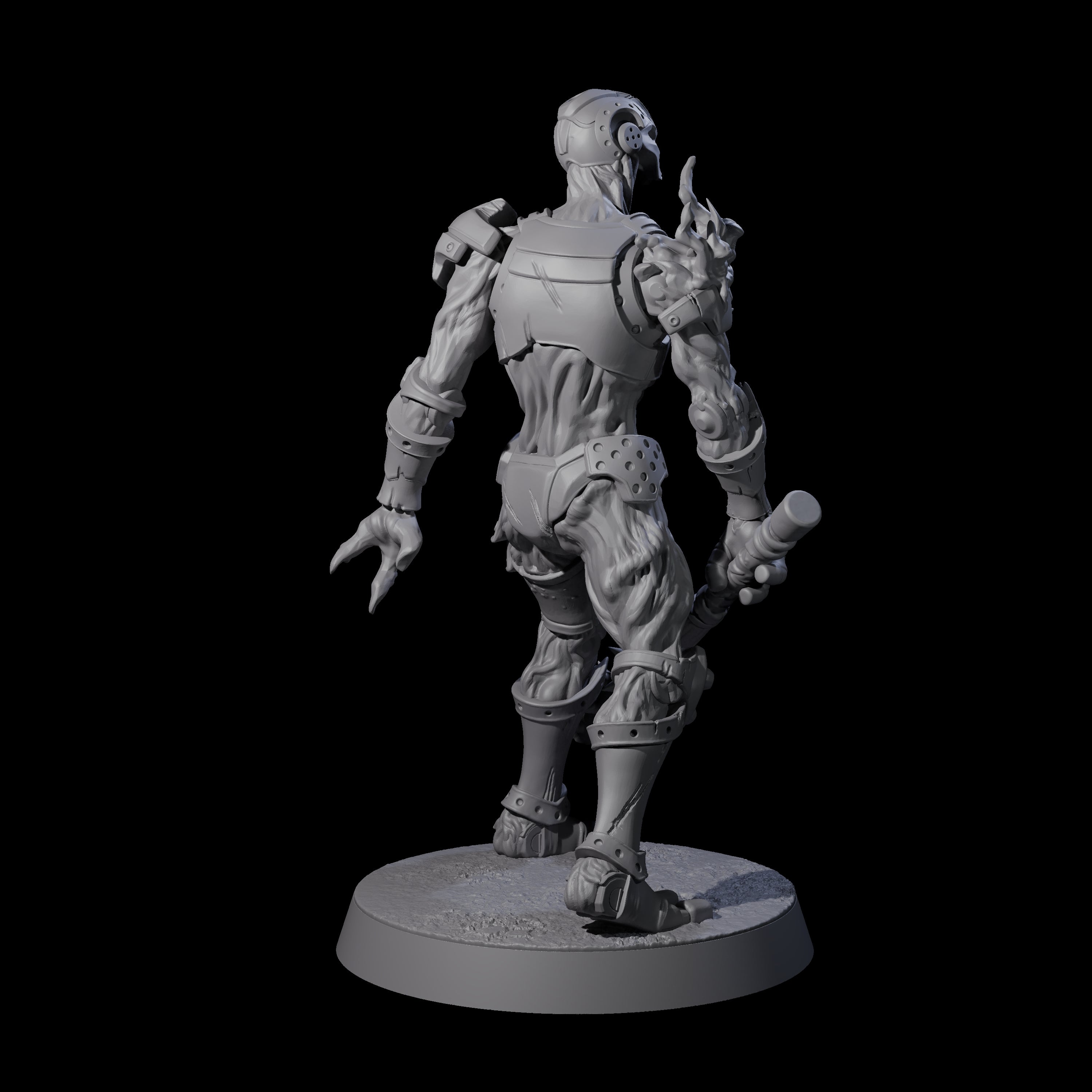 Unearthed Warforged Outcast A Miniature for Dungeons and Dragons, Pathfinder or other TTRPGs