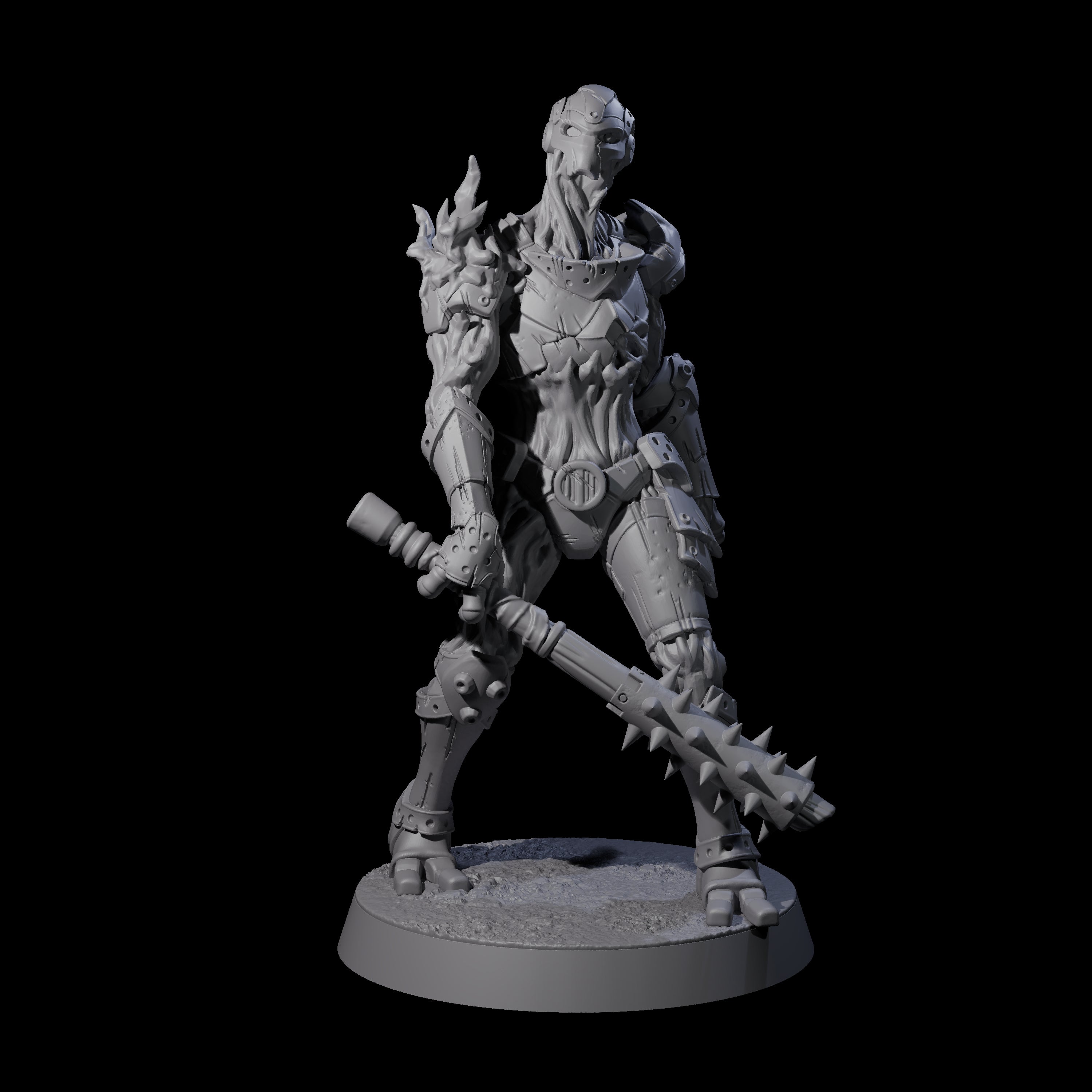Unearthed Warforged Outcast A Miniature for Dungeons and Dragons, Pathfinder or other TTRPGs
