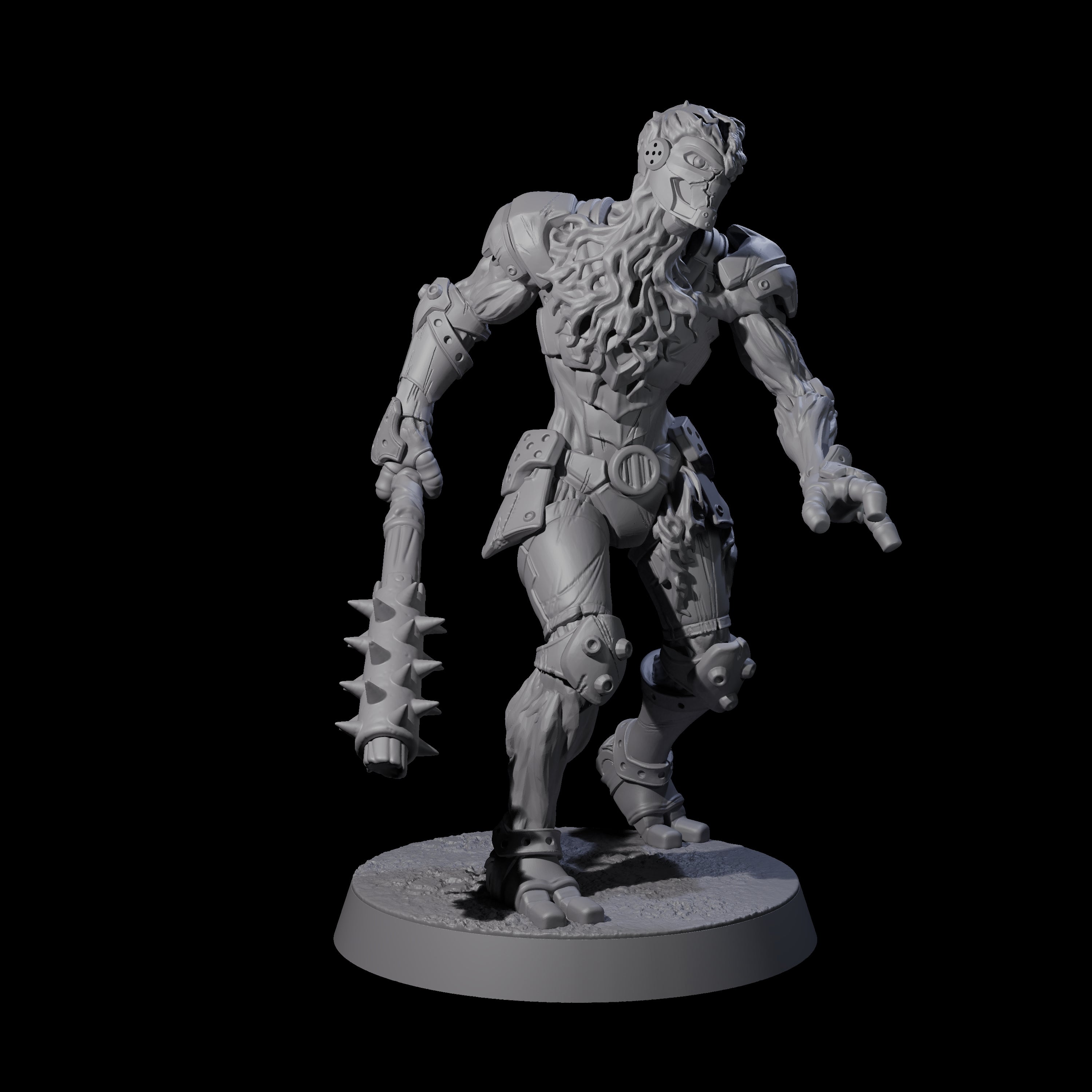 Unearthed Warforged Outcast B Miniature for Dungeons and Dragons, Pathfinder or other TTRPGs