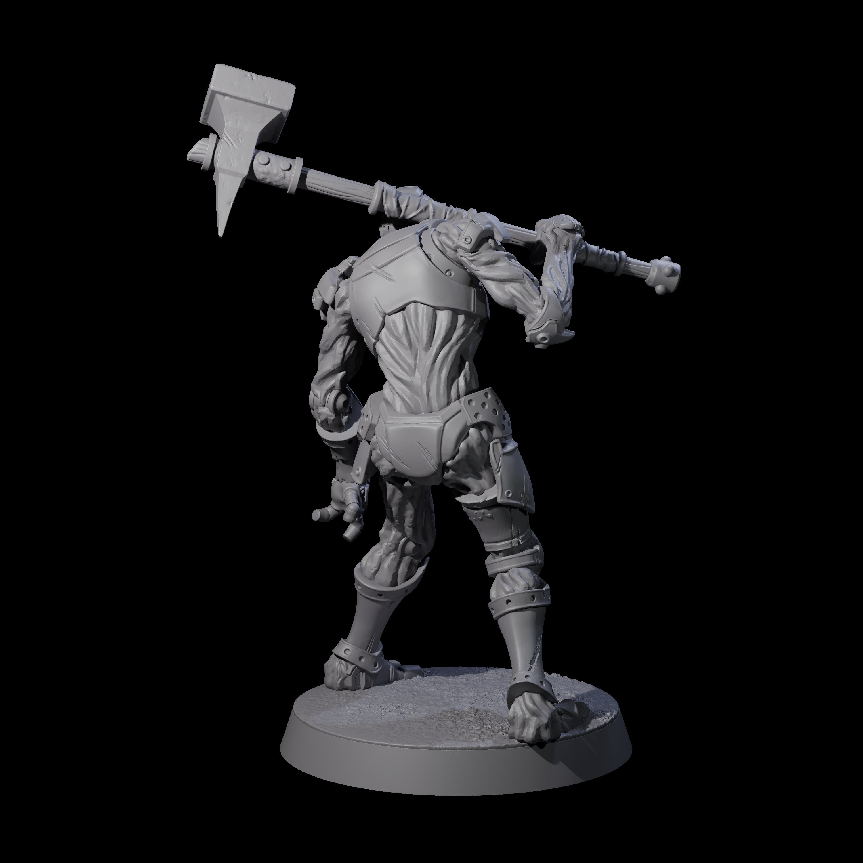 Unearthed Warforged Outcast C Miniature for Dungeons and Dragons, Pathfinder or other TTRPGs