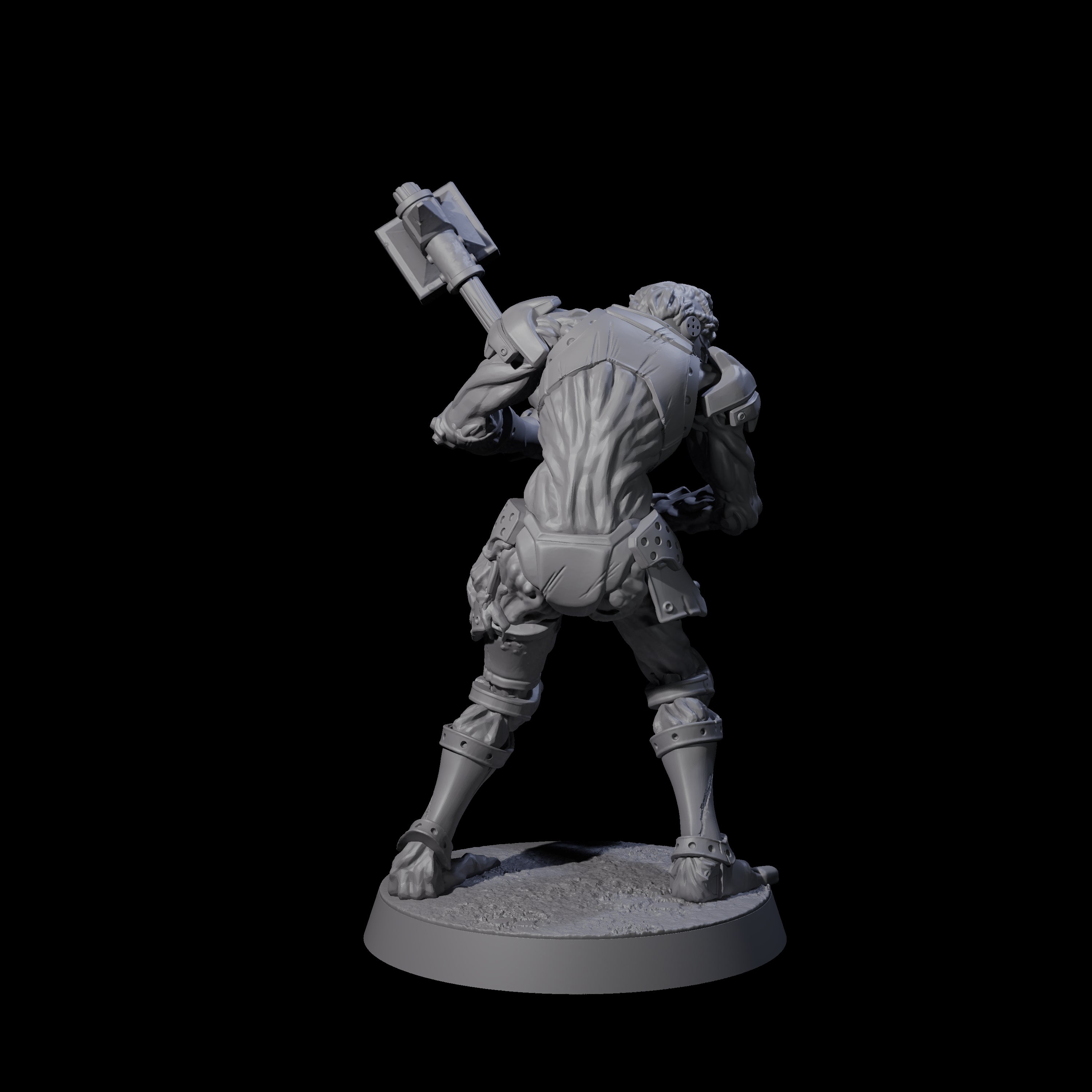 Unearthed Warforged Outcast D Miniature for Dungeons and Dragons, Pathfinder or other TTRPGs