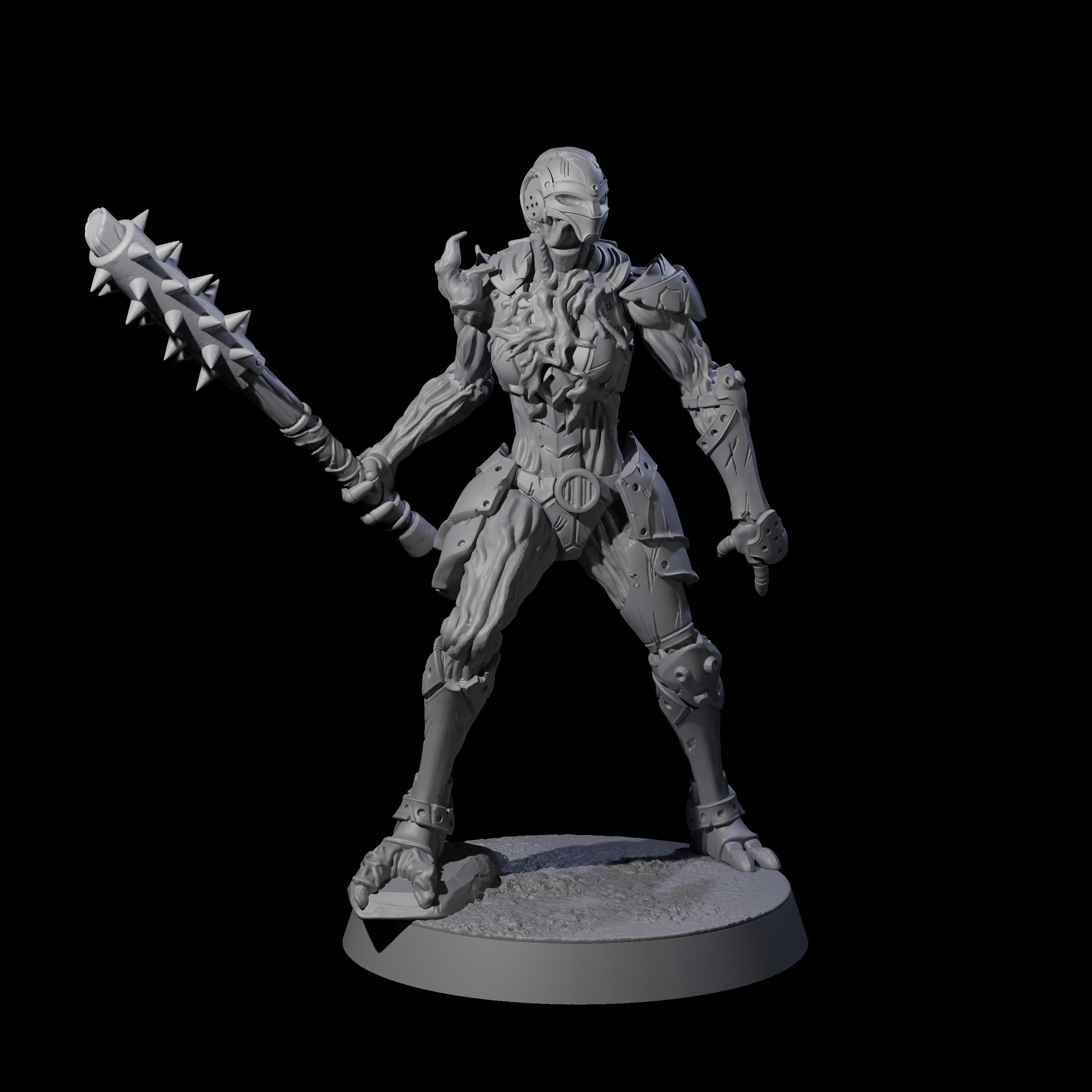 Unearthed Warforged Outcast E Miniature for Dungeons and Dragons, Pathfinder or other TTRPGs