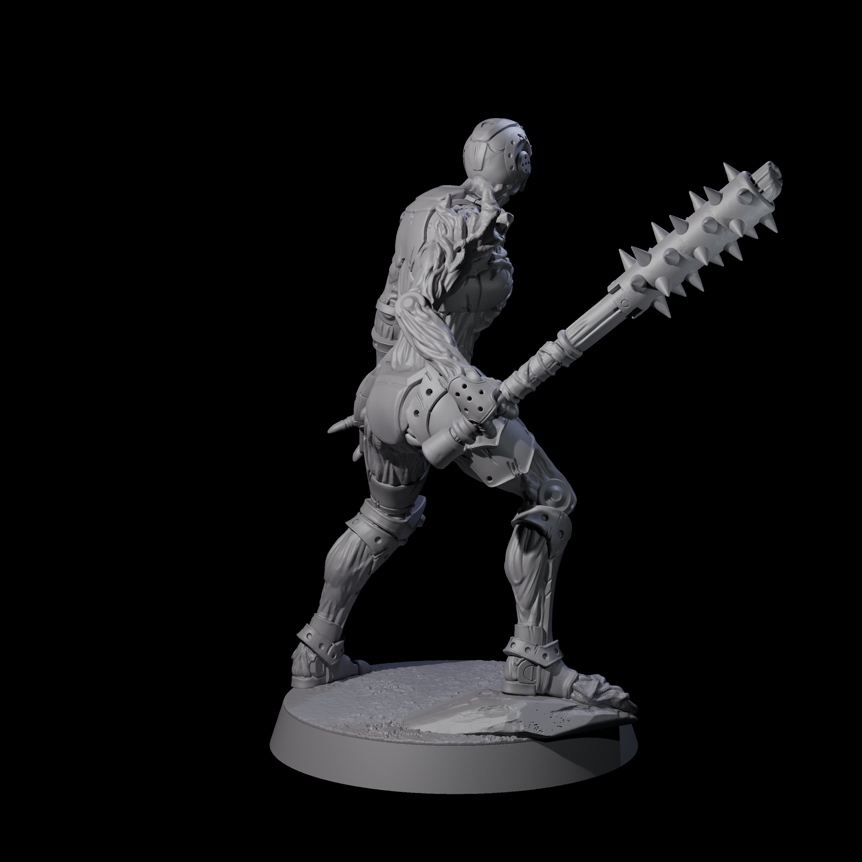 Unearthed Warforged Outcast E Miniature for Dungeons and Dragons, Pathfinder or other TTRPGs