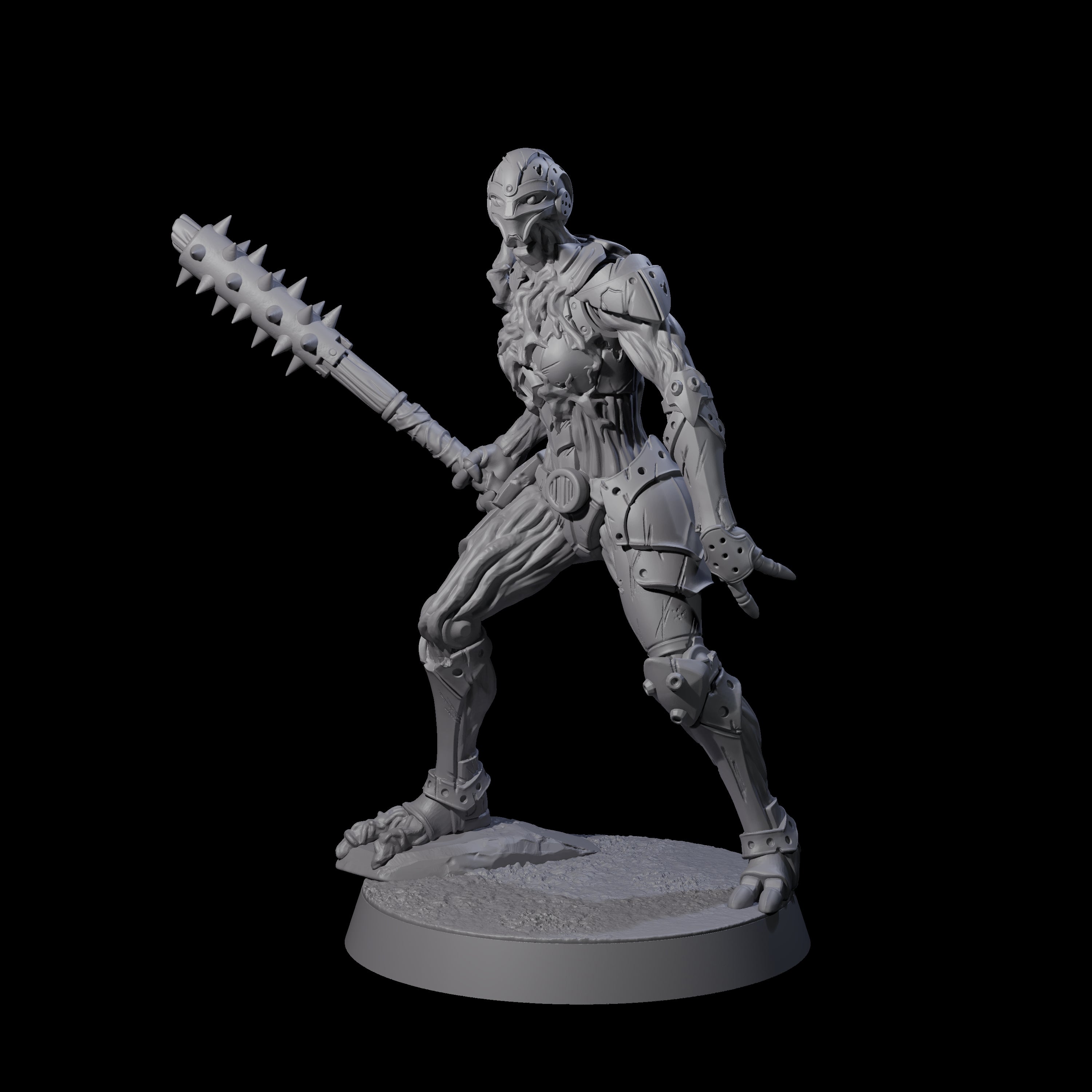 Unearthed Warforged Outcast E Miniature for Dungeons and Dragons, Pathfinder or other TTRPGs