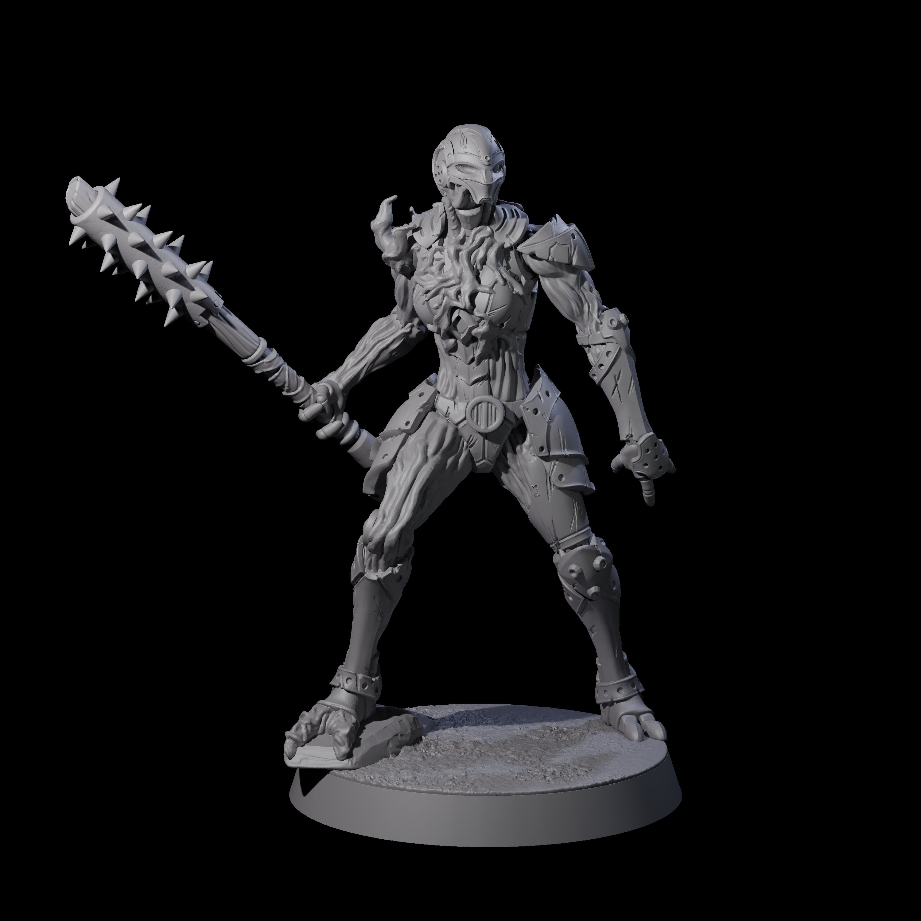Unearthed Warforged Outcast E Miniature for Dungeons and Dragons, Pathfinder or other TTRPGs