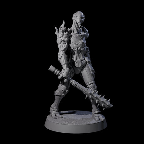 Unearthed Warforged Outcasts Miniature for Dungeons and Dragons, Pathfinder or other TTRPGs