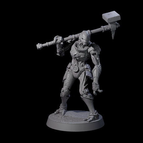 Unearthed Warforged Outcasts Miniature for Dungeons and Dragons, Pathfinder or other TTRPGs