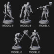 Unearthed Warforged Outcasts Miniature for Dungeons and Dragons, Pathfinder or other TTRPGs