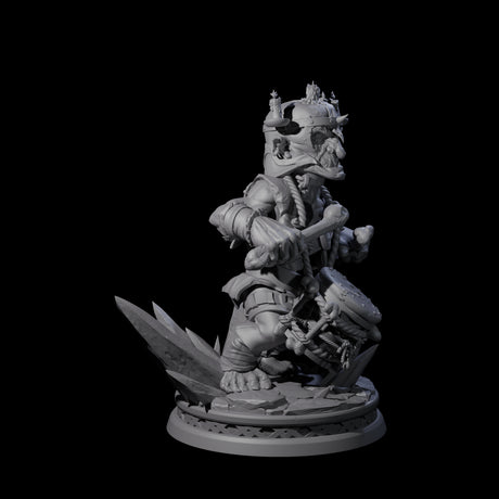 Unflappable Goblin Drummer Miniature for Dungeons and Dragons, Pathfinder or other TTRPGs