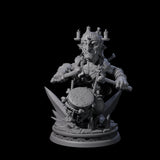Unflappable Goblin Drummer Miniature for Dungeons and Dragons, Pathfinder or other TTRPGs