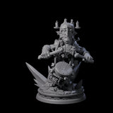 Unflappable Goblin Drummer Miniature for Dungeons and Dragons, Pathfinder or other TTRPGs