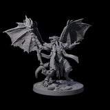 Unfurled Dragonborn Archmage Miniature for Dungeons and Dragons, Pathfinder or other TTRPGs