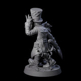 Unhinged Goblin Mad Hatter Miniature for Dungeons and Dragons, Pathfinder or other TTRPGs