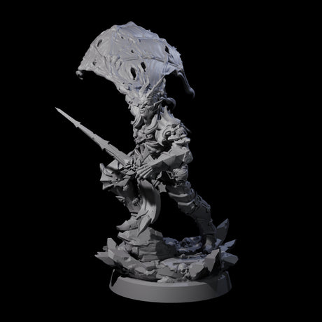 Unholy Half Winged Cambion A Miniature for Dungeons and Dragons, Pathfinder or other TTRPGs