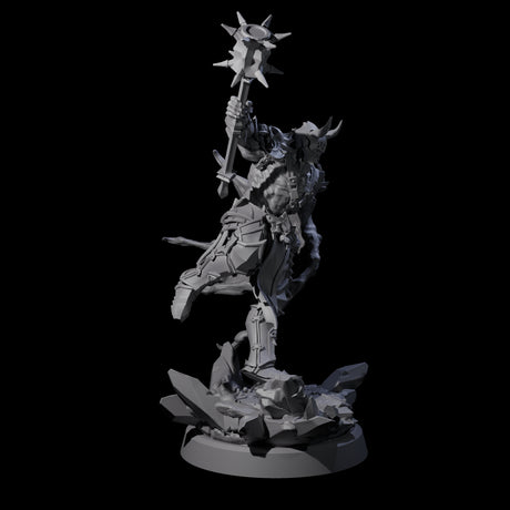 Unholy Half Winged Cambion B Miniature for Dungeons and Dragons, Pathfinder or other TTRPGs