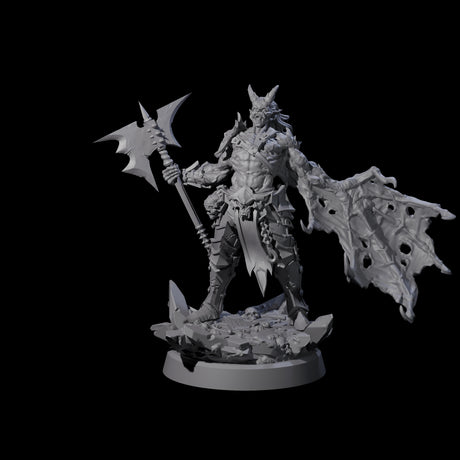 Unholy Half Winged Cambion C Miniature for Dungeons and Dragons, Pathfinder or other TTRPGs