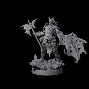 Unholy Half Winged Cambion C Miniature for Dungeons and Dragons, Pathfinder or other TTRPGs