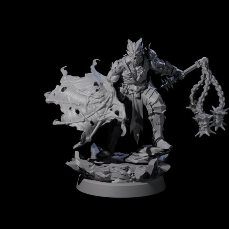 Unholy Half Winged Cambion D Miniature for Dungeons and Dragons, Pathfinder or other TTRPGs