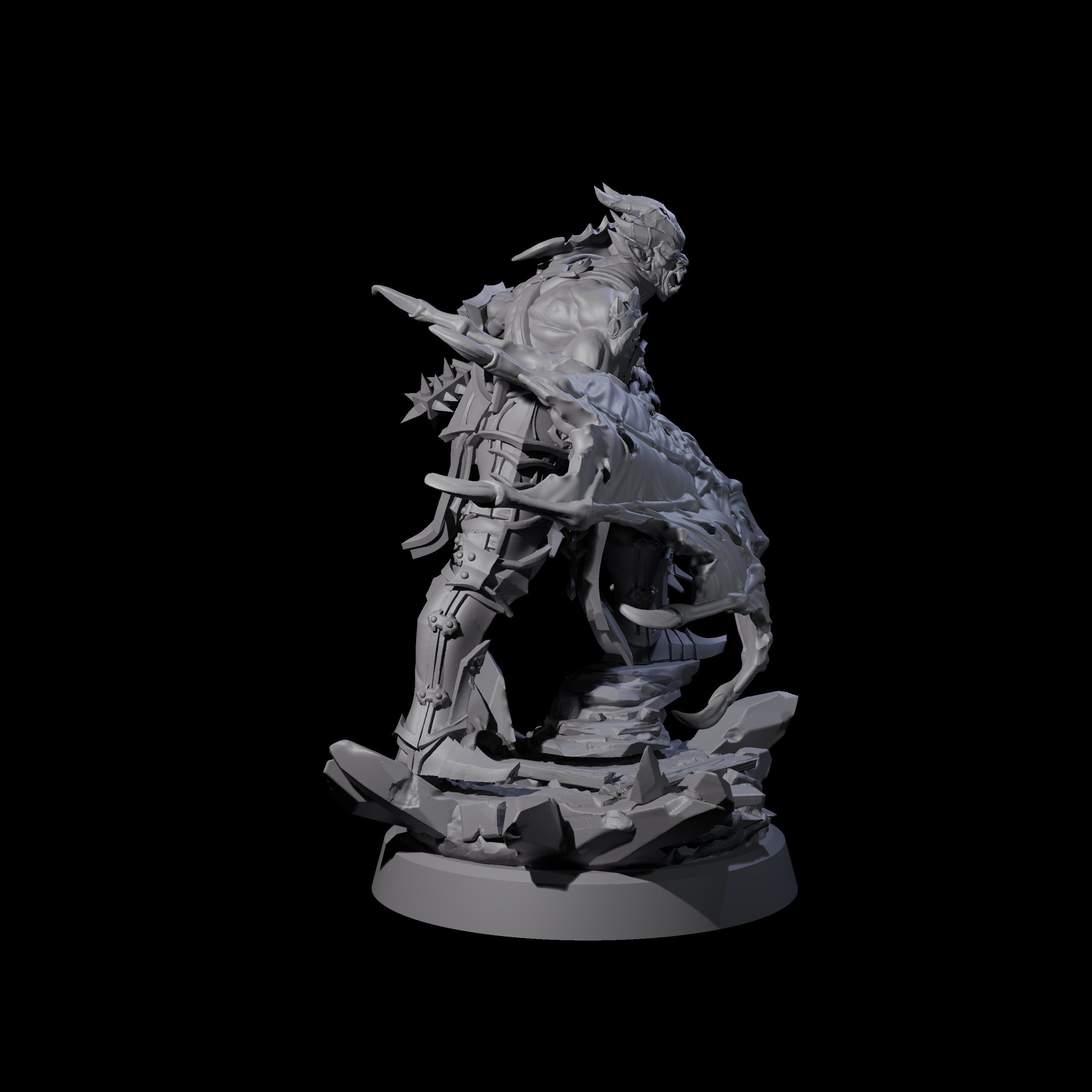 Unholy Half Winged Cambion D Miniature for Dungeons and Dragons, Pathfinder or other TTRPGs