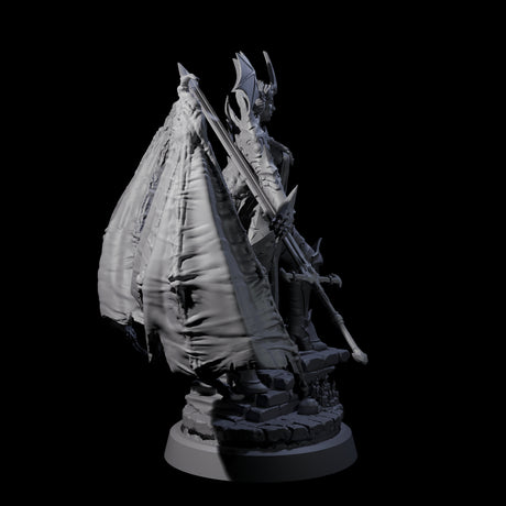 Unholy Nephilim Fighter A Miniature for Dungeons and Dragons, Pathfinder or other TTRPGs