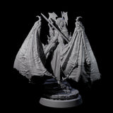 Unholy Nephilim Fighter A Miniature for Dungeons and Dragons, Pathfinder or other TTRPGs