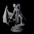 Unholy Nephilim Fighter A Miniature for Dungeons and Dragons, Pathfinder or other TTRPGs