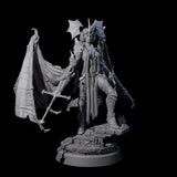Unholy Nephilim Fighter A Miniature for Dungeons and Dragons, Pathfinder or other TTRPGs