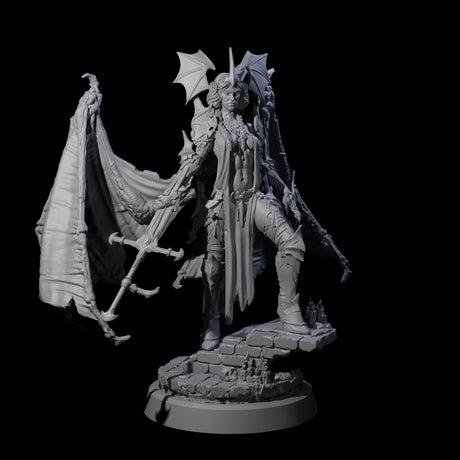 Unholy Nephilim Fighter A Miniature for Dungeons and Dragons, Pathfinder or other TTRPGs