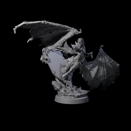 Unholy Nephilim Fighter B Miniature for Dungeons and Dragons, Pathfinder or other TTRPGs