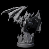 Unholy Nephilim Fighter C Miniature for Dungeons and Dragons, Pathfinder or other TTRPGs