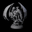 Unholy Nephilim Fighter D Miniature for Dungeons and Dragons, Pathfinder or other TTRPGs