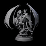 Unholy Nephilim Fighter D Miniature for Dungeons and Dragons, Pathfinder or other TTRPGs