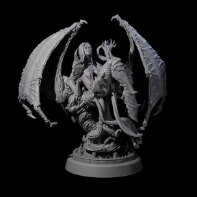 Unholy Nephilim Fighter D Miniature for Dungeons and Dragons, Pathfinder or other TTRPGs