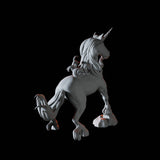 Unicorn Miniature for Dungeons and Dragons, Pathfinder or other TTRPGs